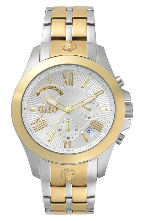 versus versace watch lion|versace 45mm chronograph watch.